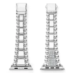 Outlet Sterling Silver Half Diamond Watch Bracelet-42-49Mm Diamonds