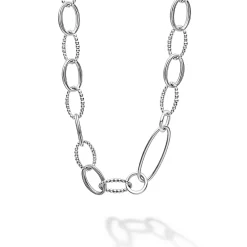 Hot Sterling Silver Link Necklace Chains