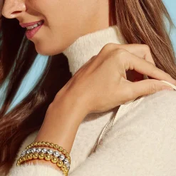 Outlet Stretch Silver Bead Bracelet Silver