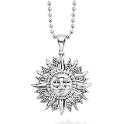 Sale Sun Pendant Necklace Long Necklaces