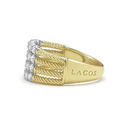 Discount Superfine Diamond Statement Ring Gold