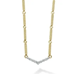 Shop Superfine Diamond Station Necklace Diamonds