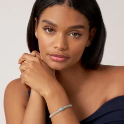 Shop Swiss Blue Topaz Caviar Bracelet | 6Mm Caviar Bracelets