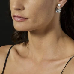 Cheap Swiss Blue Topaz Earring Backs Silver