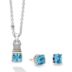Shop Swiss Blue Topaz Gift Set Gemstones