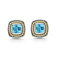 Cheap Swiss Blue Topaz Gift Set Two-Tone