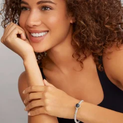 Sale Tahitian Black Pearl Diamond Caviar Bracelet | 6Mm Diamonds