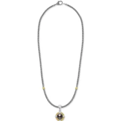 Best Sale Tahitian Black Pearl Diamond Caviar Necklace Two-Tone