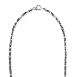 Best Sale Tahitian Black Pearl Diamond Caviar Necklace Two-Tone