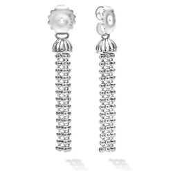 Hot Tassel Drop Earring Backs Silver