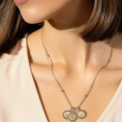 Online Taurus Zodiac Charm Two-Tone