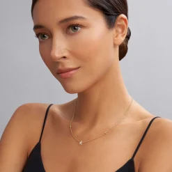 Flash Sale The Drop 18K Gold And Diamond Star Chain Necklace Diamonds