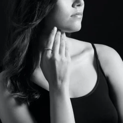 Hot Three Diamond Stacking Ring Gemstones