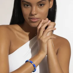 Shop Three Station Ceramic Diamond Bracelet | 9Mm Diamonds