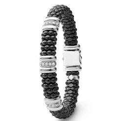 Discount Three Station Ceramic Diamond Bracelet | 9Mm Diamonds