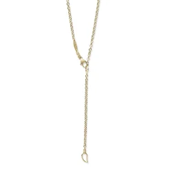 Hot Three Station Round Mother Of Pearl Necklace Gold