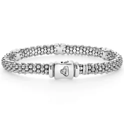 Sale Three Station Silver X Diamond Bracelet | 6Mm Silver