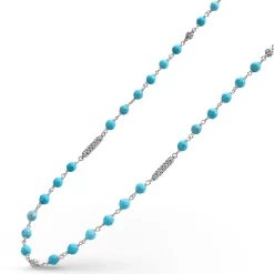 New Turquoise Beaded Necklace Gemstones