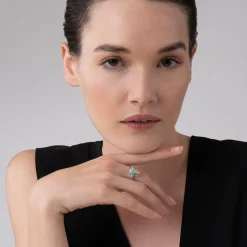 Best Sale Turquoise Beetle Diamond Ring Diamonds