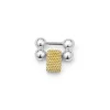 Store Two-Tone Caviar Beaded Link Two-Tone