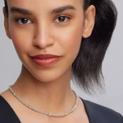 Online Two-Tone Caviar Beaded Necklace | 5Mm Caviar Necklaces