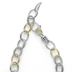 Clearance Two-Tone Caviar Link Bracelet Link Bracelets