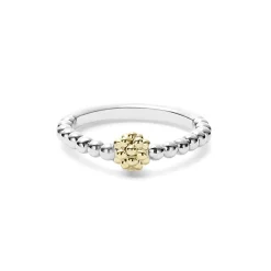 Hot Two-Tone Caviar Stacking Ring Stacking Rings