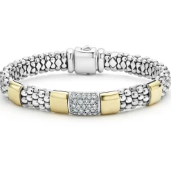 Flash Sale Two-Tone Diamond Bracelet | 9Mm Two-Tone