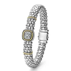 Outlet Two-Tone Diamond Caviar Bracelet | 9Mm Two-Tone