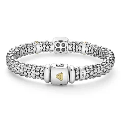 Outlet Two-Tone Diamond Caviar Bracelet | 9Mm Two-Tone