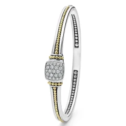 New Two-Tone Diamond Cuff Bracelet Diamonds