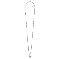 Clearance Two-Tone Diamond Pendant Necklace Two-Tone