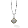 Fashion Two-Tone Diamond Pendant Necklace Two-Tone
