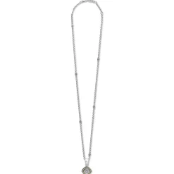 Fashion Two-Tone Diamond Pendant Necklace Two-Tone