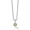 Clearance Two-Tone Diamond Pendant Necklace Diamonds