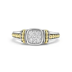 Clearance Two-Tone Diamond Ring Two-Tone