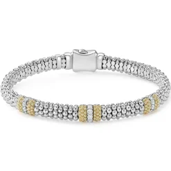 New Two-Tone Diamond Smart Caviar Gift Set Two-Tone