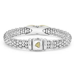 Flash Sale Two-Tone Diamond X Caviar Bracelet | 9Mm Diamonds