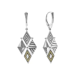 Best Sale Two-Tone Drop Earrings Drop Earrings