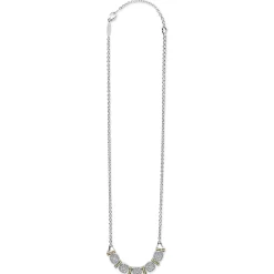 Cheap Two-Tone Five Station Diamond Necklace Diamonds