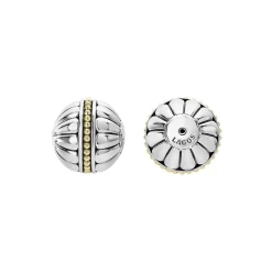 Sale Two-Tone Fluted Earring Backs Two-Tone