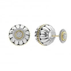 Sale Two-Tone Fluted Earring Backs Two-Tone