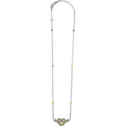 Sale Two-Tone Heart Chain Necklace Two-Tone