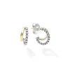 Best Two-Tone Huggie Earrings Hoop Earrings