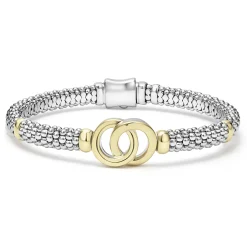 Cheap Two-Tone Interlocking Caviar Bracelet | 6Mm Caviar Bracelets