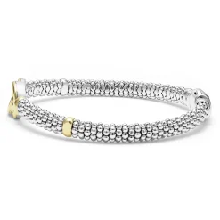 Cheap Two-Tone Interlocking Caviar Bracelet | 6Mm Caviar Bracelets