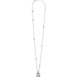 Best Two-Tone Knot Diamond Pendant Necklace Two-Tone