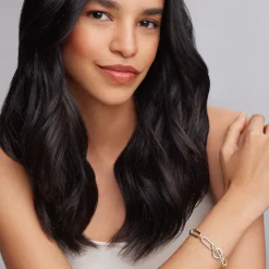 Clearance Two-Tone Link Bracelet Link Bracelets