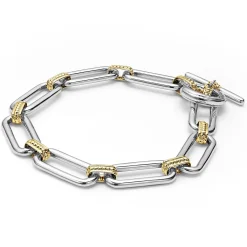 Clearance Two-Tone Link Bracelet Link Bracelets