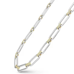 Outlet Two-Tone Link Necklace Chains